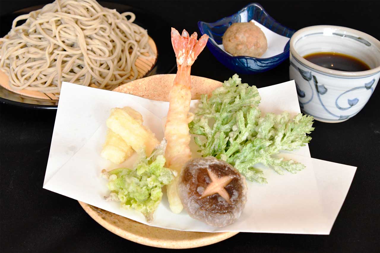 春菜天ざるそば